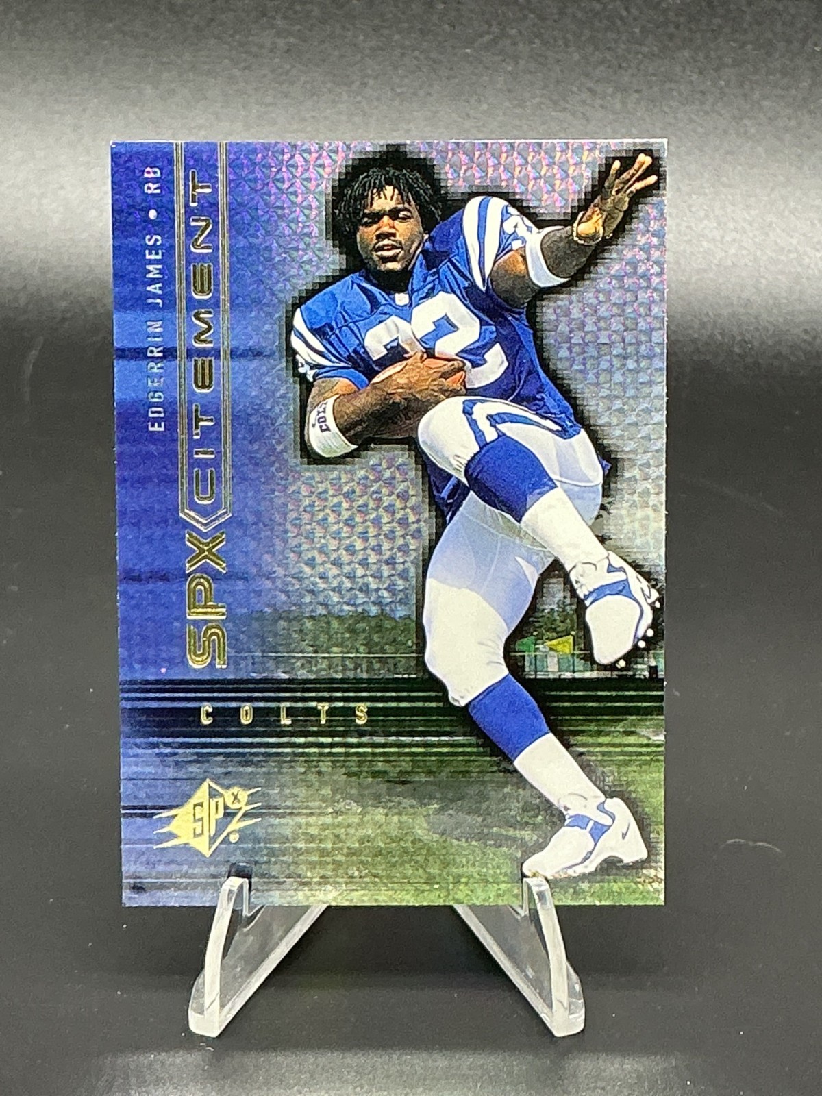 Edgerrin James 1999 SPx SPxcitement Rookie #S2 - Indianapolis Colts RC