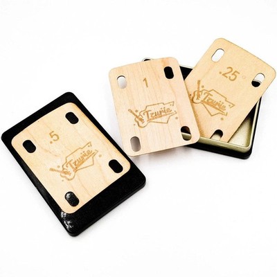 Tzurie Electric Guitar Neck Shims Set of 3 Precision Shim - 0.25°, 0.25,0.5,1 