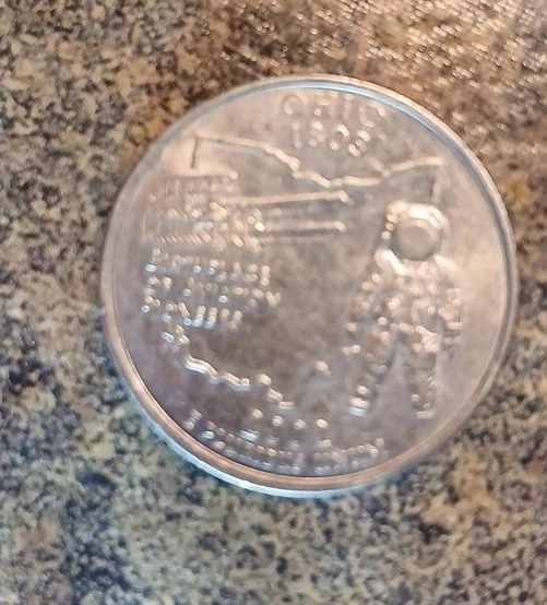 Quarter Ohio Birthplace Of Aviation Not Graded D Mint Mark 2002 - Image 3 of 4