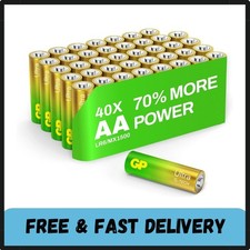 GP Ultra AA Batteries 40 Pack – 1.5V Alkaline Double a Batteries – 10-Year Shelf 0.42 per battery
