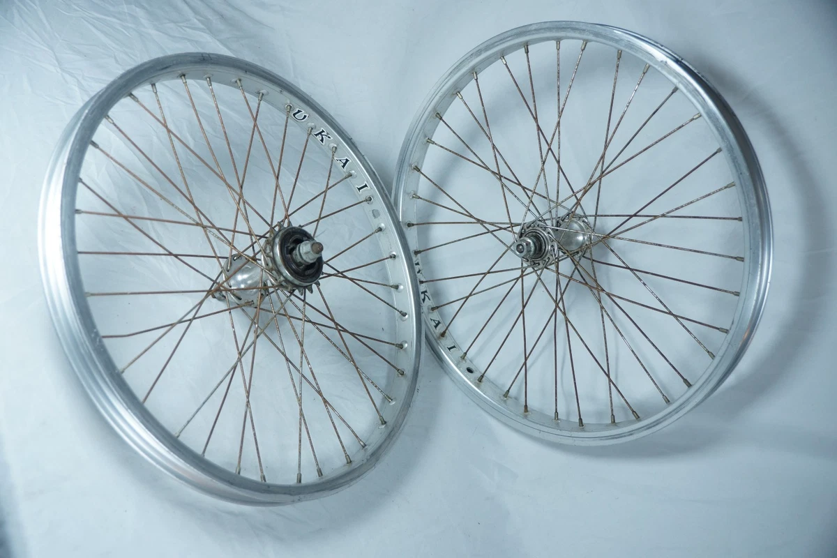 BMX Bike-Old School Silver Wheels & Wheelset Vintage Bike Parts