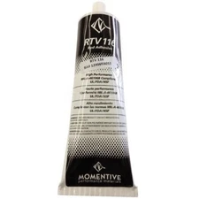 Momentive RTV116 Self-Leveling Adhesive Sealant, 12C, Red, 10.1 oz Cartridge