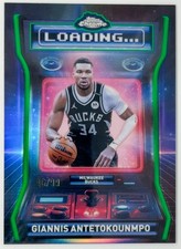 2025-26 Topps Chrome #LD-6 Giannis Antetokounmpo Loading... Green Refractor /99