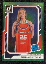 2026 Donruss WNBA #99 Gianna Kneepkens Green Shimmer