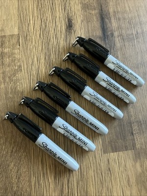 Sharpie MINI feine Spitze permanent SCHWARZ Kugelspitze Marker (PKT 6 MARKER)
