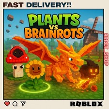 [🐶] ROBLOX - PLANTAS VS PUDRILES CEREBRALES - ¡ENTREGA BARATA Y RÁPIDA!