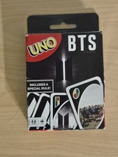 BTS Kpop Music Group Big Hit Uno Cards Mattel Games - Collercter's Item