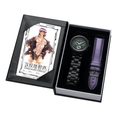 Ghost in the Shell SAC Motoko Kusanagi Chronograph Uhr Herren Unisex...