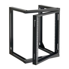 VEVOR 12U Wall Mount Server Rack Open Frame Network Rack 150 lbs 180 Degrees