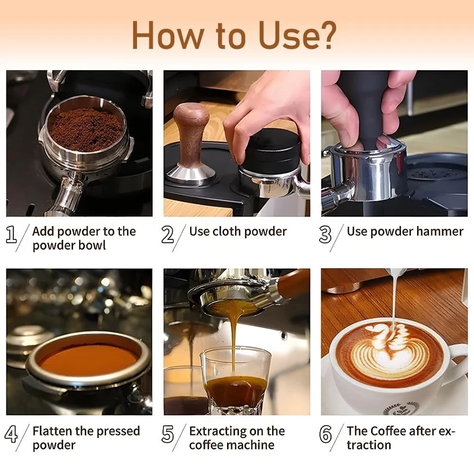 Portafiltro sem fundo 54mm para máquinas Breville – Portafiltro de café expresso 54mm... - Imagem 3 de 4