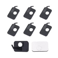 6pcs Right Hand Recurve Bow Adhesive Arrow Rests Black Plastic Archery