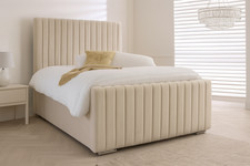 Chloe Bespoke Bed Frame – Plush Velvet Upholstered + 9" Mattress FREE DELIVERY