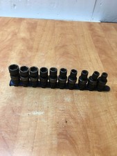 Matco Tools 10pc Metric 38 Dr Impact Swivel Socket Set 6pt 10-19mm Sbupm106v
