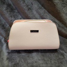 Bulgari Parfums Pink Cosmetic Make Up Bag Travel Eyeglasses Accessory