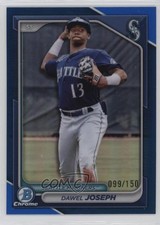 2024 Bowman Draft Chrome Blue Refractor 99/150 Dawel Joseph #BDC-170 s3g