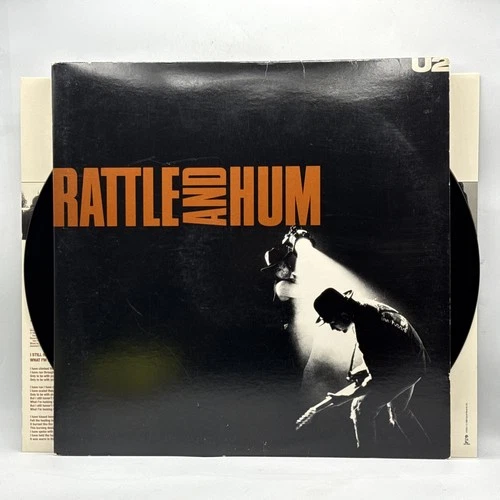 U2 - Rattle And Hum - 1988 US 1st Press Album (EX) Ultrasonic Clean