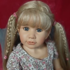 Künstlerpuppe "Finja" Monika Peter-Leicht., Inkl. Zertifikat