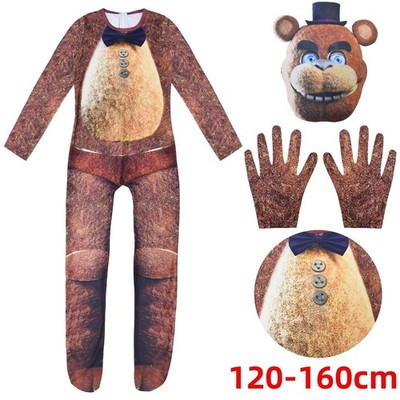 Kinder Karneval Erwachsene Five Nights at Freddy's FNAF Overall Kostüm Neu