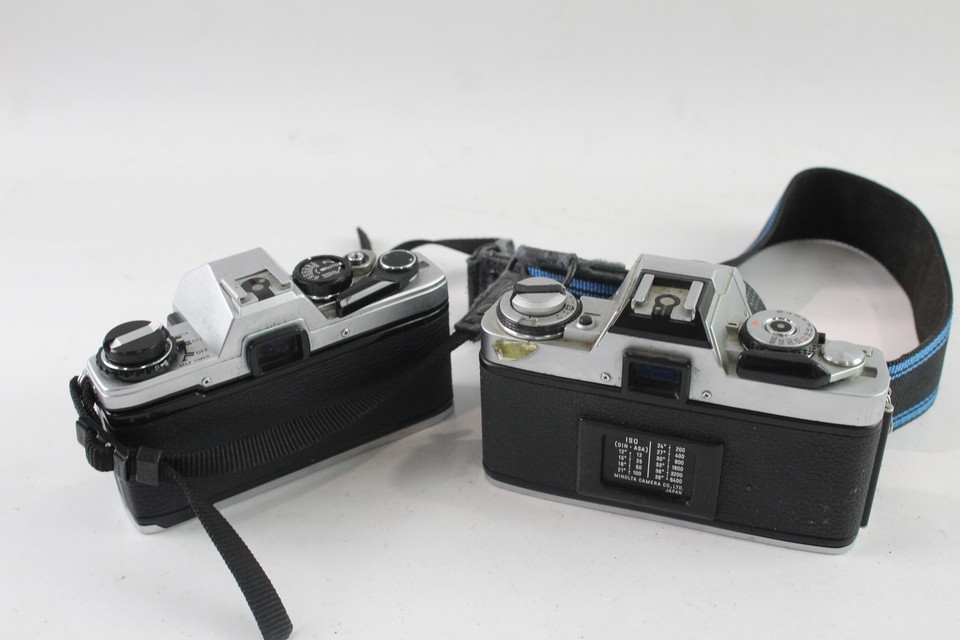 Vintage Olympus OM10 & Minolta XG-M SLR Film Cameras Working | eBay UK