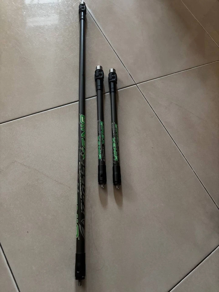 Fivic Krossen Xenia Estabilizador de Fibra de Carbono Corto y Largo 12" 30" Foto 3 de 3