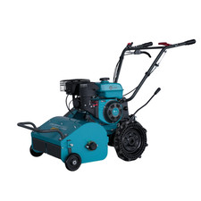 Petrol Flail Mower Mulcher 45cm Rough Cut Stubble Grass Cutter 4.4kW GTM