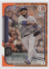 2015 Bowman Orange 14/25 Alcides Escobar #97 3v8