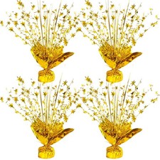 Glitter Gold Star Centerpieces-Table Decorations for Home Decor Birthday Wedd...