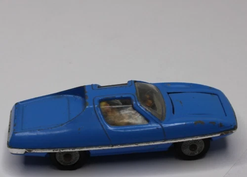 Husky Models Corgi Toy Juniors The Man From Uncle Car With Figures! Vintage Blue