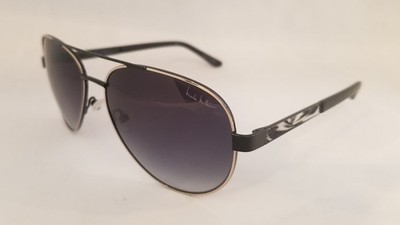 NICOLE MILLER Strand sunglasses C01 Silver Black WOMEN 58mm Aviator Design