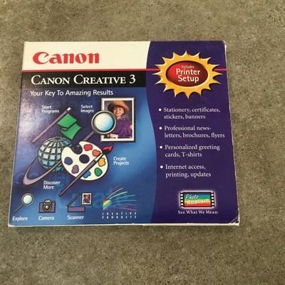 Canon Creative 3 & Printer Setup Windows 95 & 3.1