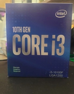 Intel Core i3-10100F (4x 3.60GHz) Comet Lake-S CPU Sockel 1200
