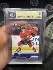 CONNOR BEDARD 2023-24 UPPER DECK YOUNG GUNS HOCKEY #451 RC ROOKIE BGS 10