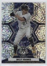 2022 Panini Mosaic White Sparkle Mosaic Prizm Willy Adames #130 11oq