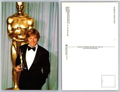 Robert Redford Oscar Award Ceremony Photo Postcard Coral-Lee Personality #119