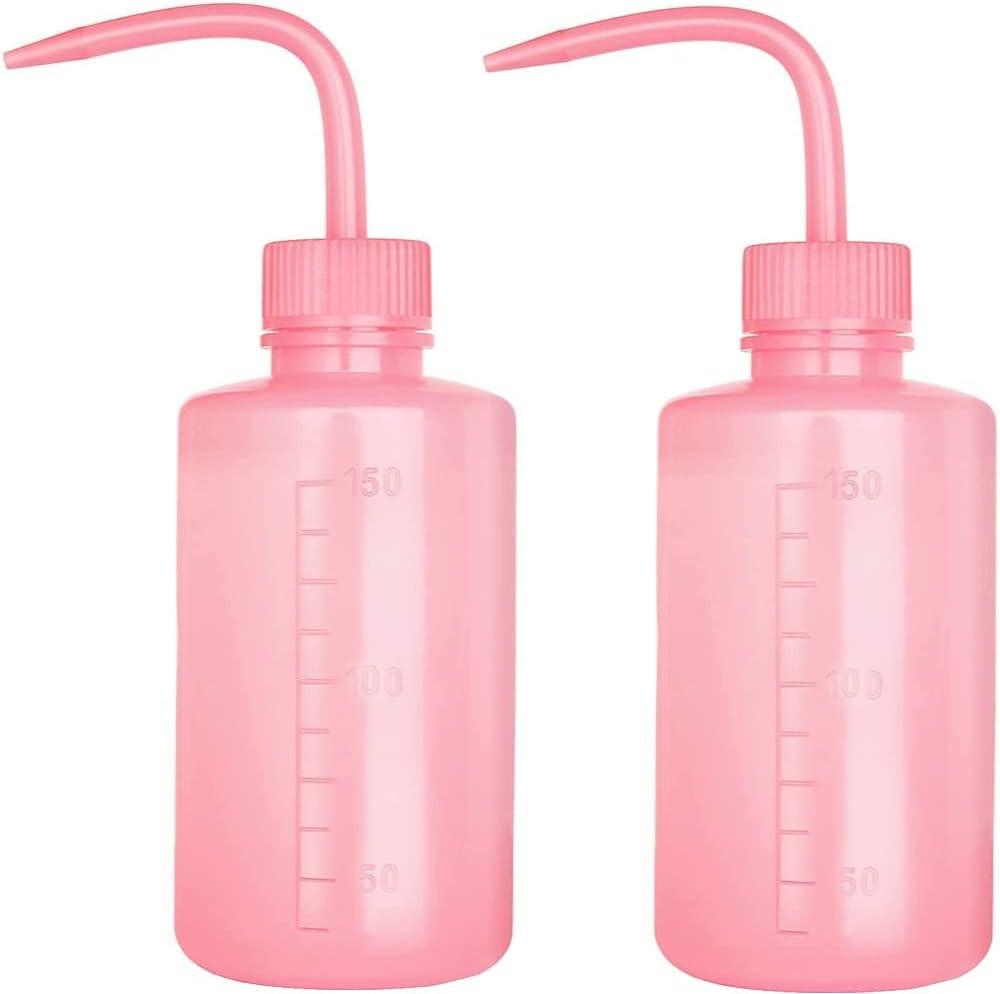 2pcs 150ml 5Oz Pink Narrow Mouth Squeeze Bottle - Medical La