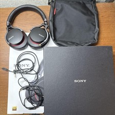 SONY MDR-1A Black Over Ear Headphones High Resolution Audio Japan Used