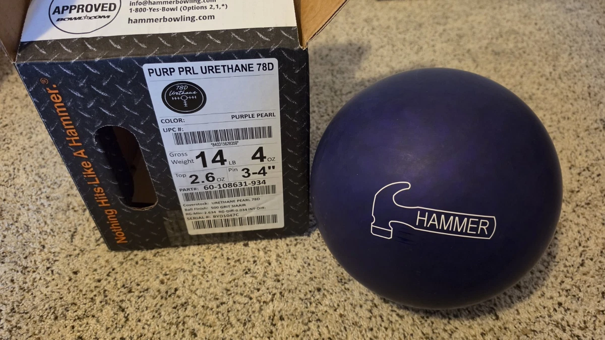 HAMMER よく曲がる14ポンドボ−リング　ボ−ル Hammer 14 lbs Bowling Balls for sale | eBay