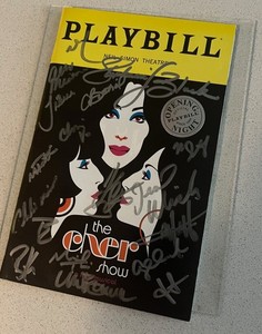 THE CHER SHOW Broadway - Opening Night Signed Playbill by Entire Original Cast