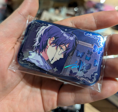 Official Link Click MOD Rectangle Blind Badge - Warlock Liu Xiao