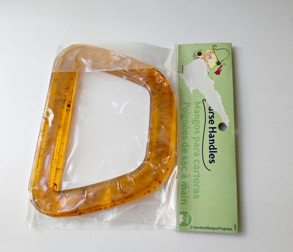 Bolso con asas de plástico con caparazón de tortuga sintético Boutique de Prim 2004 Y2K vintage Foto 3 de 4