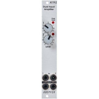 Doepfer A-119-2 Dual External Input/Amplifier - Interface Modular Synthesizer