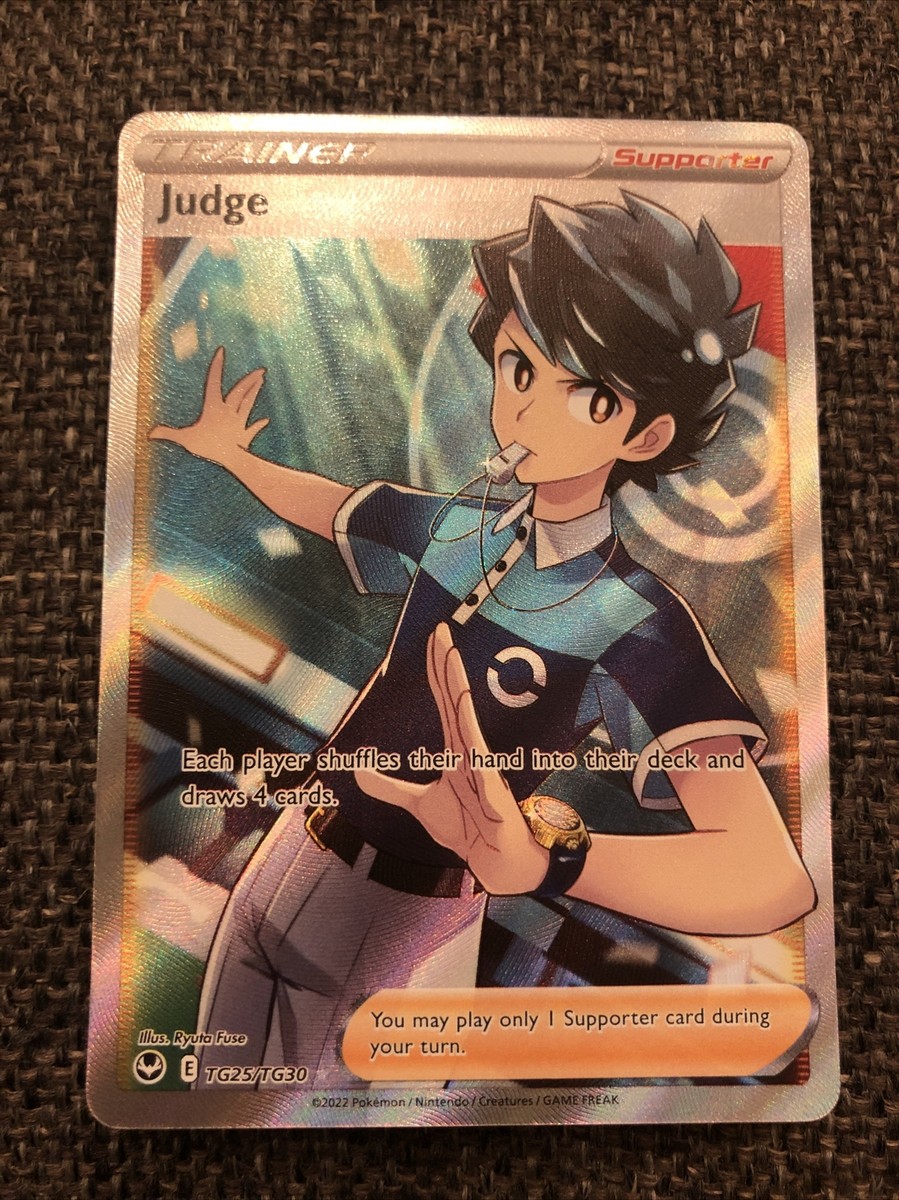 Pokemon Card Judge TG25/TG30 Silver Tempest Holo Trainer | eBay