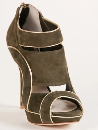 Bottes neuves Christian Dior Wave en daim vert 35,5 US 5,5