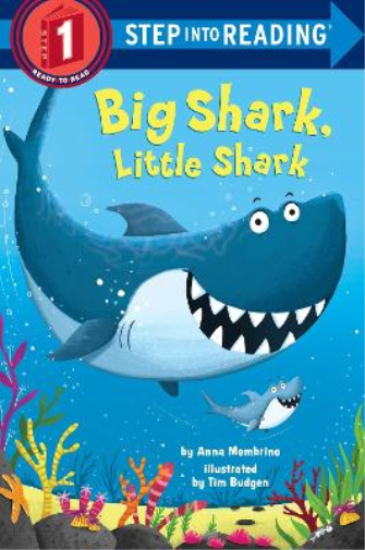 Anna Membrino Big Shark, Little Shark (Tascabile) Step into Reading