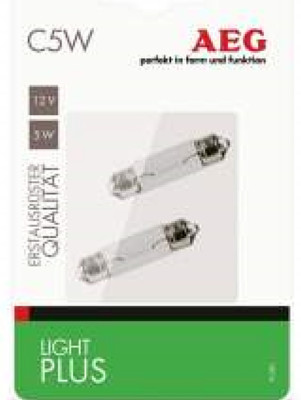 AEG Autolampe Light Plus C5W, 2-er Set Glühbirne Leuchtmittel 97281
