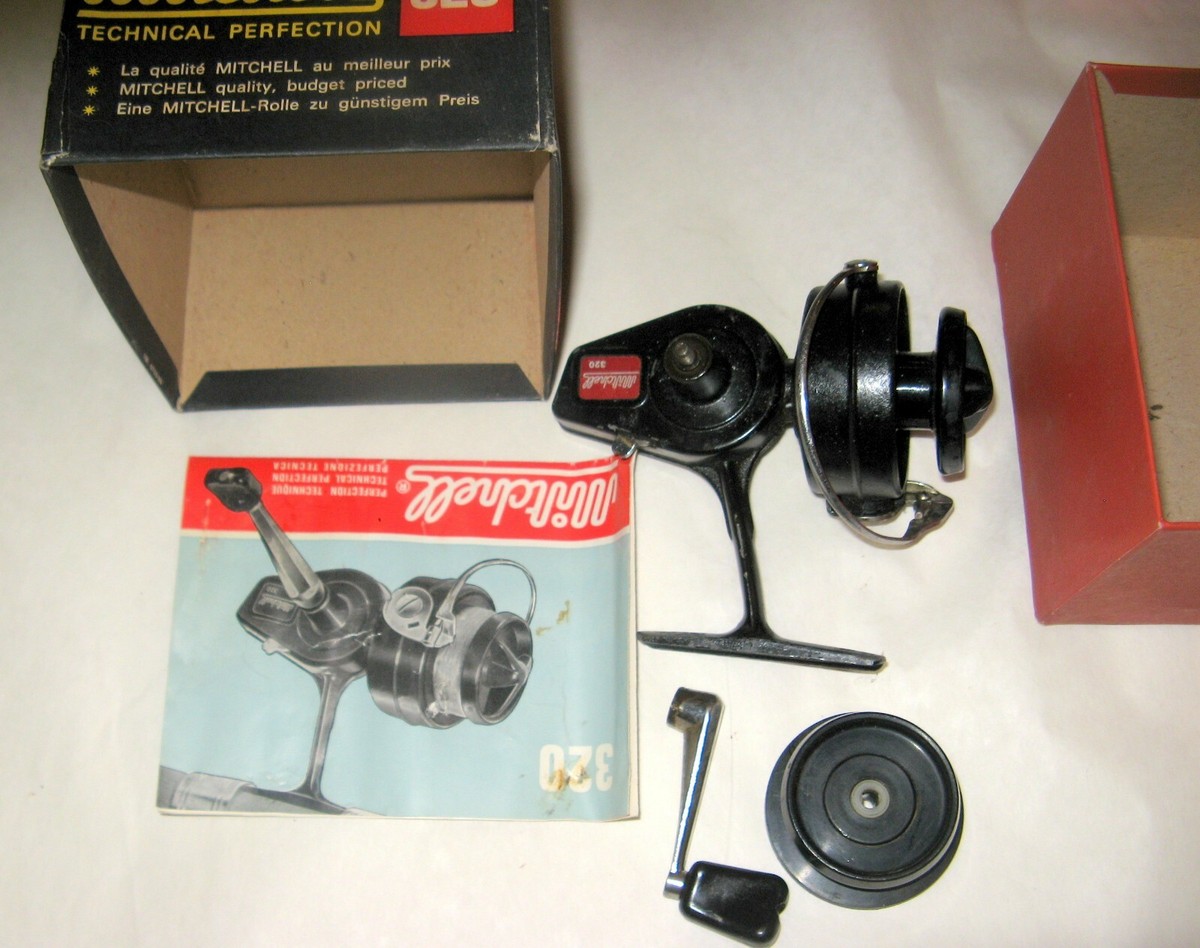 ANCIEN MOULINET MITCHELL 758, plus boite 758 Garcia, notice, Fly Reel EUR 48,00 - FR