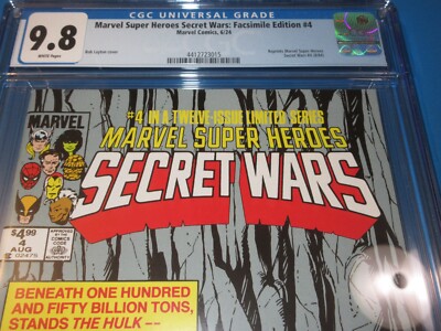 Marvel Super-Heroes Secret Wars #4 Facsimile Reprint CGC 9.8
