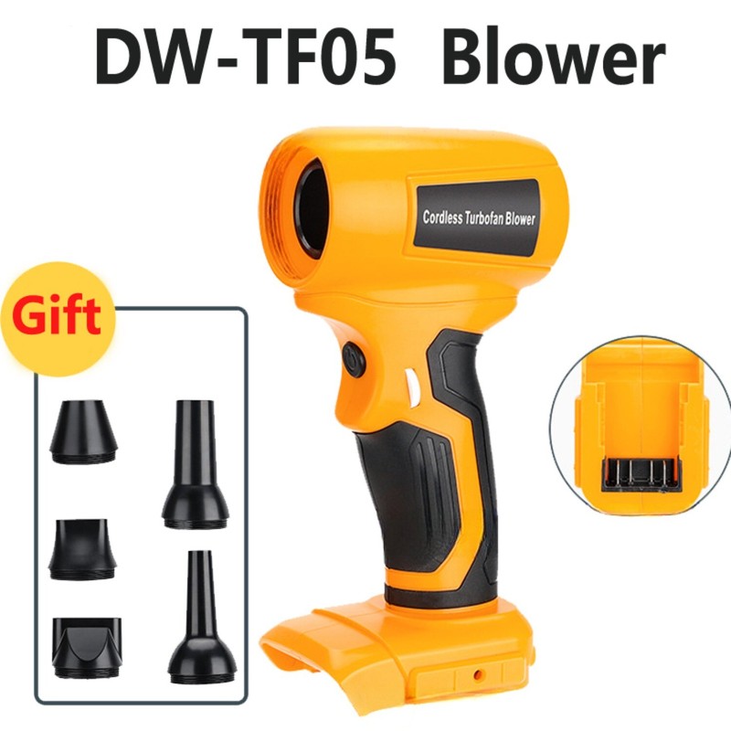 SALE 210W Cordless Handheld Jet Blower Portable Violent Turbo Fan for Dewalt 20v