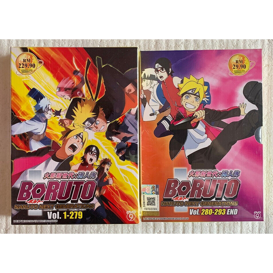 DVD Anime Boruto: Naruto Next Generations Volume 1-160 English Dubbed