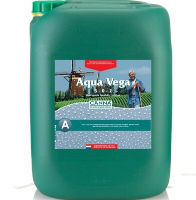 Canna Aqua Vega A hydroponic nutrient grow veg plant formula indoor outdoor 420